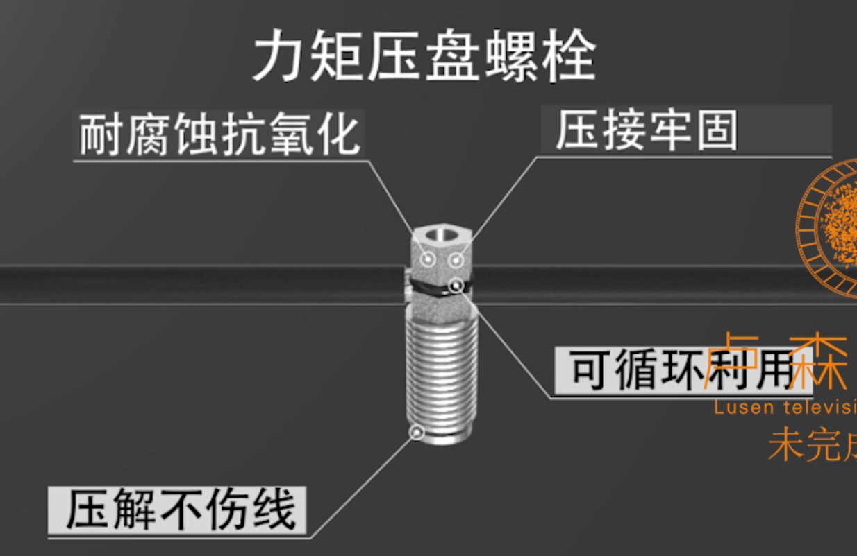 佛山產品三維動畫案例-力矩壓盤螺栓